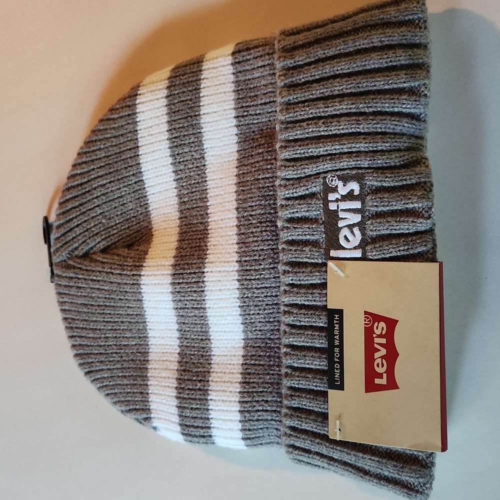Levi's Lined Beanie Hat NWT
